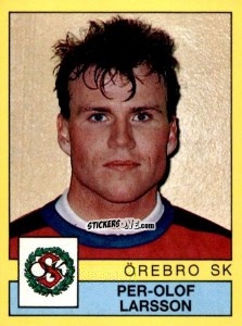 Cromo Per-Olof Larsson - Fotboll 91. Allsvenskan och Division 1 n. 209 - Panini