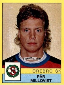 Cromo Pär Millqvist - Fotboll 91. Allsvenskan och Division 1 n. 216 - Panini