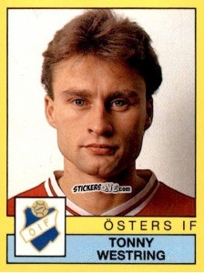 Figurina Tonny Westring - Fotboll 91. Allsvenskan och Division 1 n. 223 - Panini