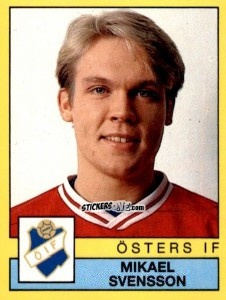 Figurina Mikael Svensson - Fotboll 91. Allsvenskan och Division 1 n. 234 - Panini