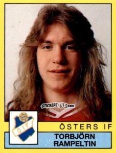Figurina Torbjörn Rampeltin - Fotboll 91. Allsvenskan och Division 1 n. 238 - Panini