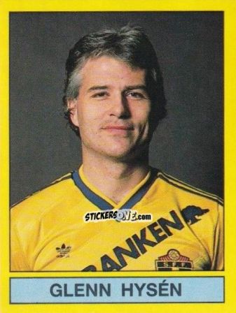 Sticker Glenn Hysén - Fotboll 91. Allsvenskan och Division 1 n. 246 - Panini