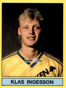 Sticker Klas Ingesson - Fotboll 91. Allsvenskan och Division 1 n. 247 - Panini