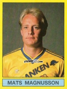 Sticker Mats Magnusson - Fotboll 91. Allsvenskan och Division 1 n. 250 - Panini