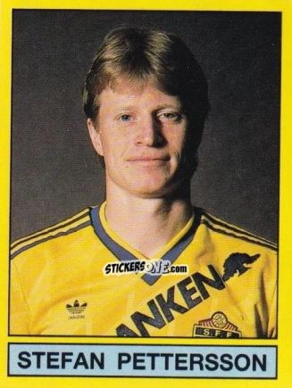 Sticker Stefan Pettersson - Fotboll 91. Allsvenskan och Division 1 n. 253 - Panini