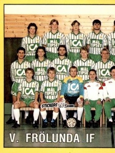 Sticker Team - Fotboll 91. Allsvenskan och Division 1 n. 324 - Panini