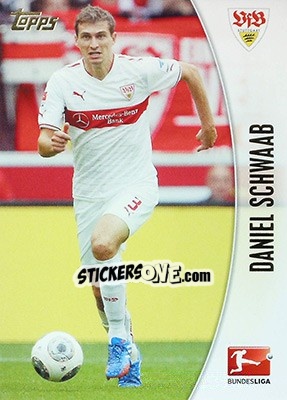 Sticker Daniel Schwaab - Bundesliga Chrome 2013-2014 n. 194 - Topps