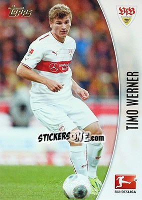 Cromo Timo Werner - Bundesliga Chrome 2013-2014 - Topps