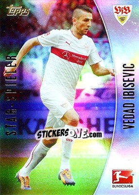 Sticker Vedad Ibisevic - Bundesliga Chrome 2013-2014 n. 203 - Topps