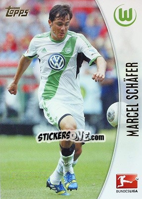 Sticker Marcel Schäfer - Bundesliga Chrome 2013-2014 - Topps