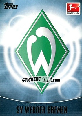 Sticker SV Werder Bremen - Bundesliga Chrome 2013-2014 - Topps