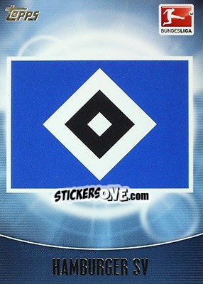 Sticker Hamburger SV - Bundesliga Chrome 2013-2014 n. 222 - Topps