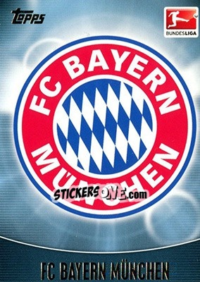 Sticker FC Bayern München - Bundesliga Chrome 2013-2014 - Topps