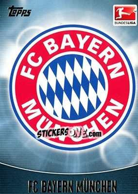 Sticker FC Bayern München - Bundesliga Chrome 2013-2014 n. 228 - Topps