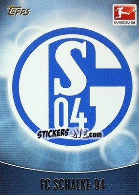 Sticker FC Schalke 04 - Bundesliga Chrome 2013-2014 - Topps