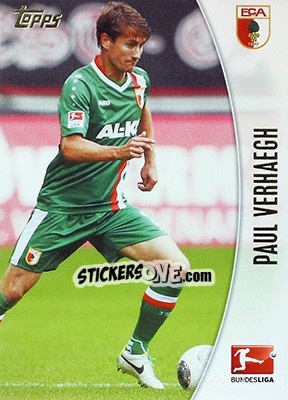 Sticker Paul Verhaegh - Bundesliga Chrome 2013-2014 - Topps