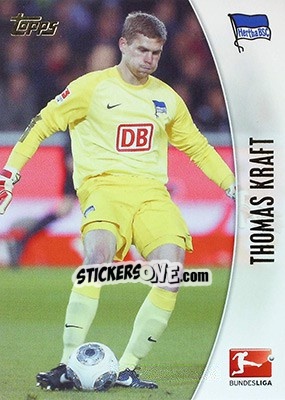 Sticker Thomas Kraft - Bundesliga Chrome 2013-2014 - Topps