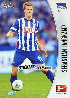 Sticker Sebastian Langkamp - Bundesliga Chrome 2013-2014 - Topps