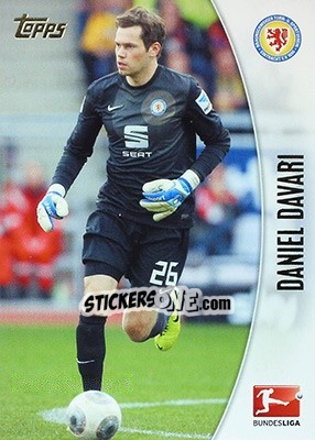Sticker Daniel Davari - Bundesliga Chrome 2013-2014 n. 23 - Topps