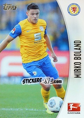 Sticker Mirko Boland - Bundesliga Chrome 2013-2014 - Topps