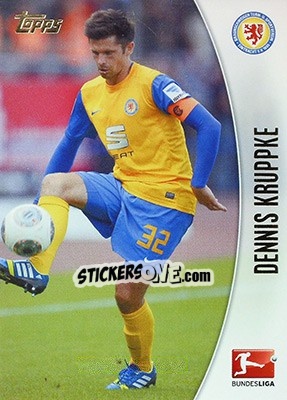 Sticker Dennis Kruppke - Bundesliga Chrome 2013-2014 - Topps