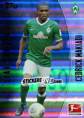 Sticker Cedrick Makiadi - Bundesliga Chrome 2013-2014 - Topps