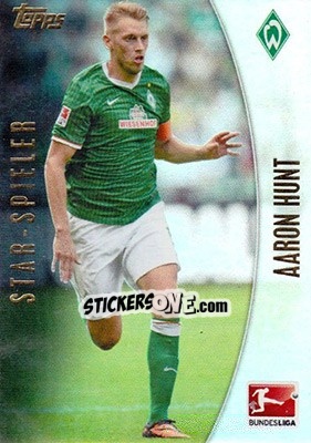 Sticker Aaron Hunt - Bundesliga Chrome 2013-2014 - Topps