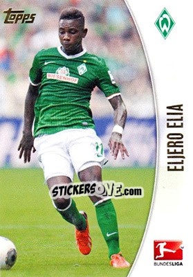 Sticker Eljero Elia - Bundesliga Chrome 2013-2014 - Topps