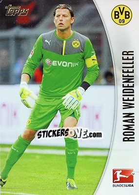 Sticker Roman Weidenfeller - Bundesliga Chrome 2013-2014 - Topps