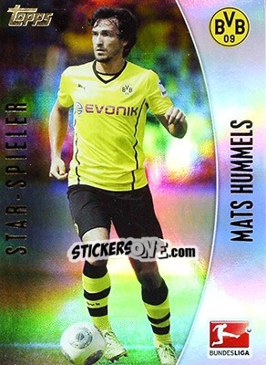 Sticker Mats Hummels - Bundesliga Chrome 2013-2014 n. 47 - Topps