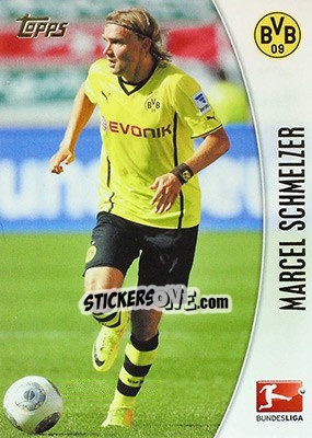Sticker Marcel Schmelzer - Bundesliga Chrome 2013-2014 - Topps