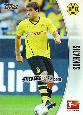 Sticker Sokratis Papastathopoulos - Bundesliga Chrome 2013-2014 - Topps