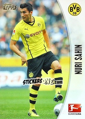 Sticker Nuri Sahin - Bundesliga Chrome 2013-2014 - Topps