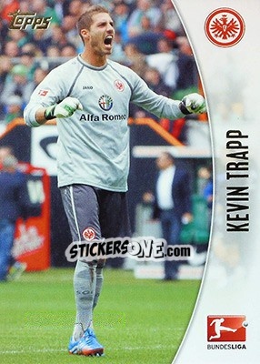 Sticker Kevin Trapp - Bundesliga Chrome 2013-2014 n. 60 - Topps