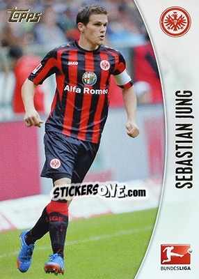 Sticker Sebastian Jung - Bundesliga Chrome 2013-2014 - Topps