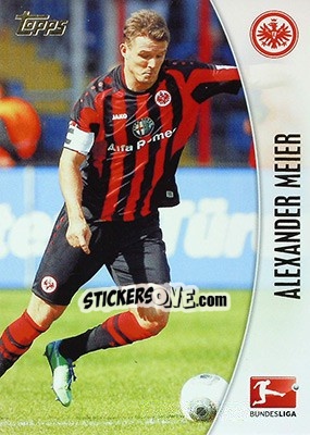 Sticker Alexander Meier - Bundesliga Chrome 2013-2014 - Topps