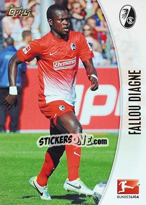 Sticker Fallou Diagne - Bundesliga Chrome 2013-2014 - Topps