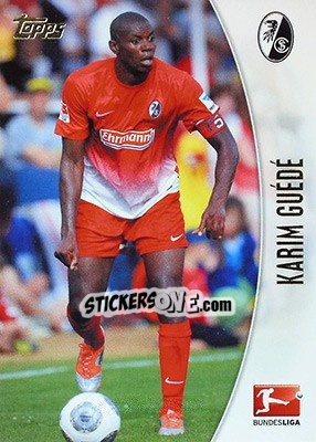 Sticker Karim Guédé - Bundesliga Chrome 2013-2014 - Topps