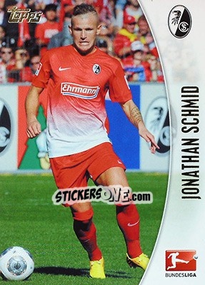 Sticker Jonathan Schmid - Bundesliga Chrome 2013-2014 - Topps