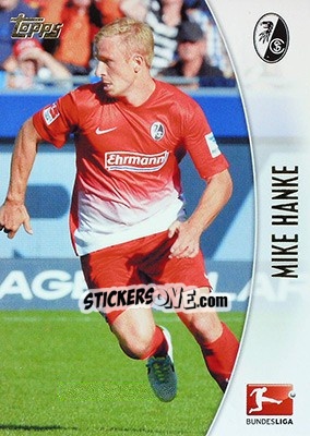 Sticker Mike Hanke - Bundesliga Chrome 2013-2014 - Topps