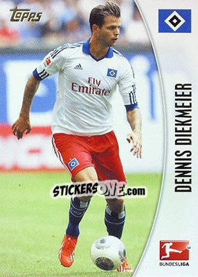 Sticker Dennis Diekmeier - Bundesliga Chrome 2013-2014 - Topps