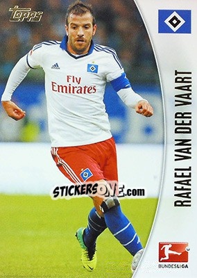 Sticker Rafael van der Vaart - Bundesliga Chrome 2013-2014 - Topps