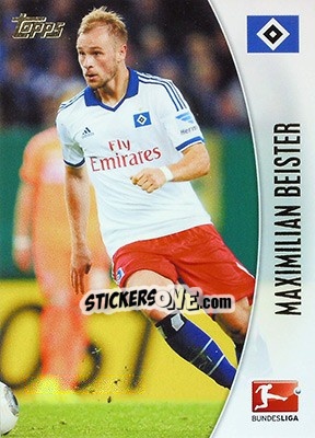 Sticker Maximilian Beister - Bundesliga Chrome 2013-2014 - Topps