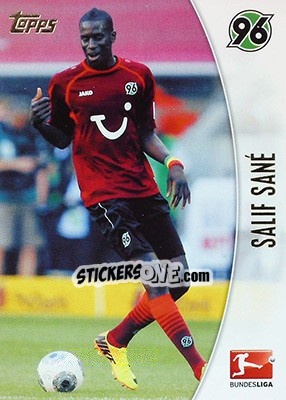 Sticker Salif Sané - Bundesliga Chrome 2013-2014 - Topps