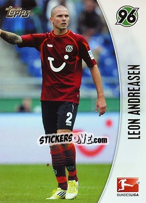 Sticker Leon Andreasen - Bundesliga Chrome 2013-2014 - Topps