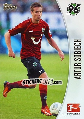 Sticker Artur Sobiech - Bundesliga Chrome 2013-2014 - Topps