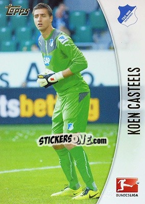 Sticker Koen Casteels - Bundesliga Chrome 2013-2014 n. 104 - Topps