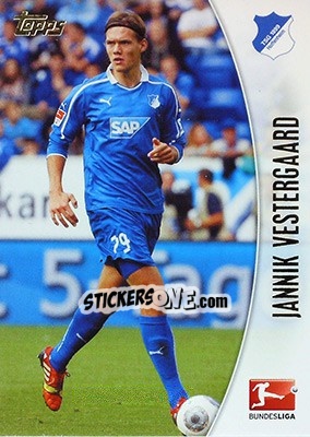 Sticker Jannik Vestergaard - Bundesliga Chrome 2013-2014 - Topps
