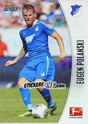 Sticker Eugen Polanski - Bundesliga Chrome 2013-2014 n. 109 - Topps