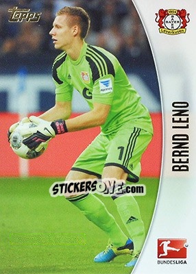 Sticker Bernd Leno - Bundesliga Chrome 2013-2014 - Topps